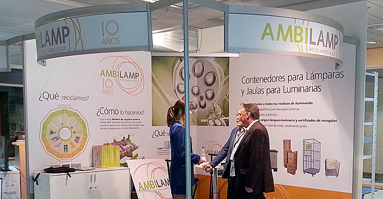 Ambilamp muestra en el XXXIII Seminario Nacional de Ingeniería Hospitalaria sus nuevas soluciones para el reciclaje de lámparas y luminarias